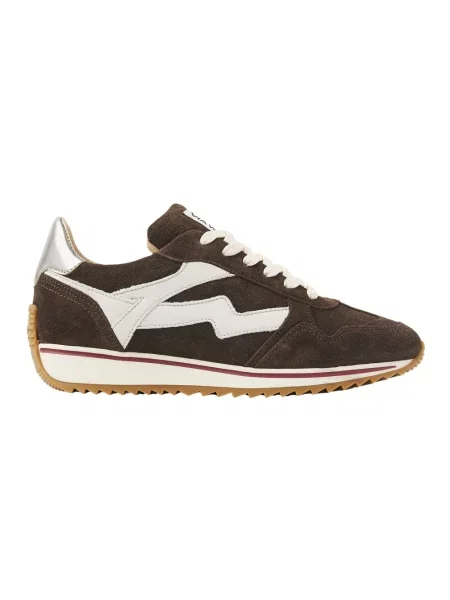 Sneakersy Via Vai zamszowe brązowe