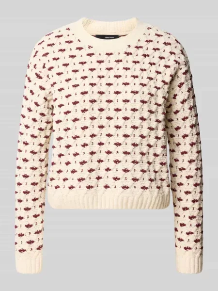 Sweter o kroju regular fit z bouclé o strukturze model VMSHARON' Vero Moda