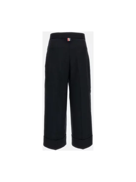 Spodnie Thom Browne wełniane niebieskie