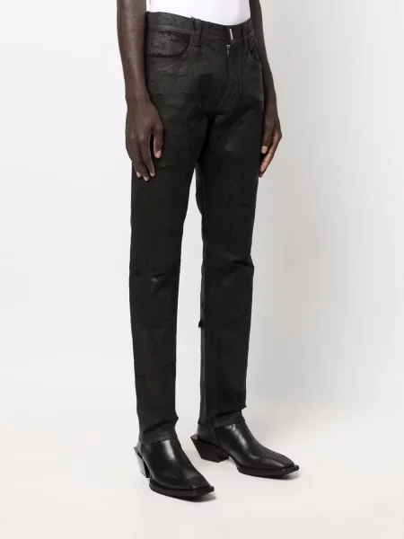 Blugi Givenchy zdrențuiți negru