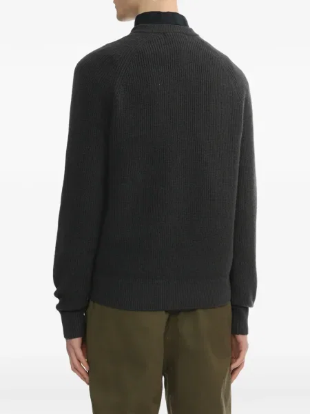 Pulover Fred Perry cu broderie gri