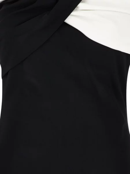 Φόρεμα Chiara Boni La Petite Robe ντραπέ μαύρο