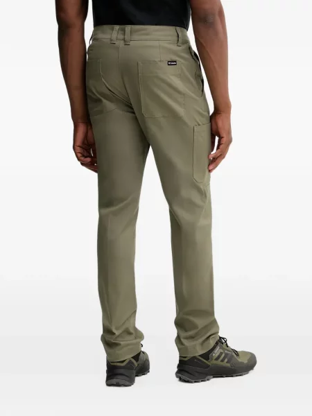 Pantaloni Columbia cu autograf verde