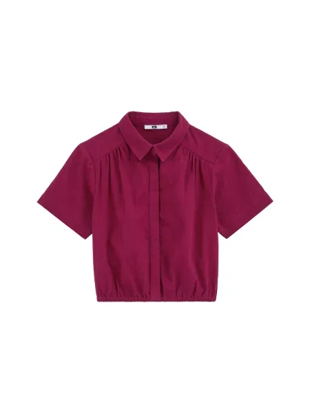 WE Fashion Blúz burgundi vörös