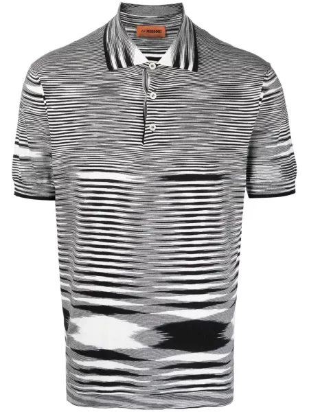 Polo Missoni tricotate negru