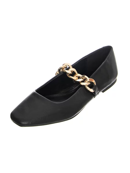Balerinki Steve Madden skórzane czarne