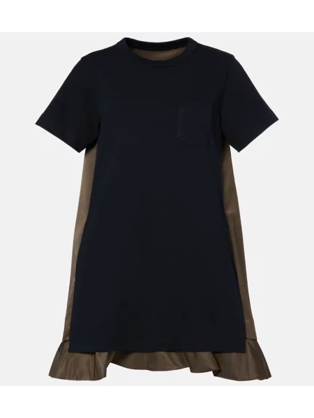 Rochie Sacai din jerseu negru