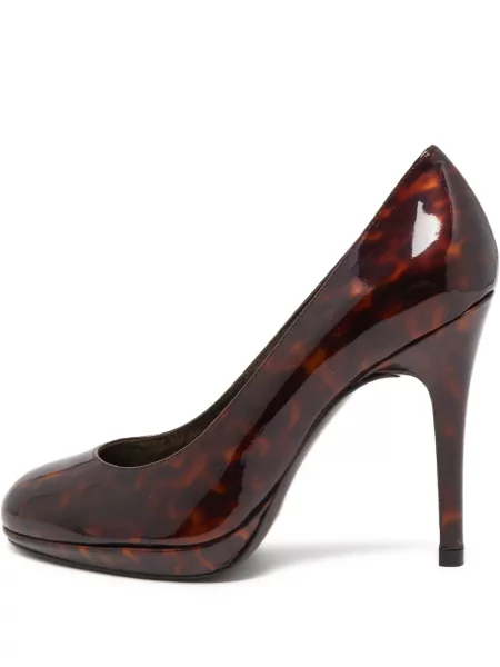 Pantofi cu toc Stuart Weitzman din piele maro