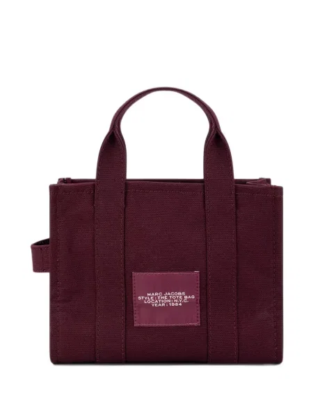Geantă shopper Marc Jacobs din canvas roșu