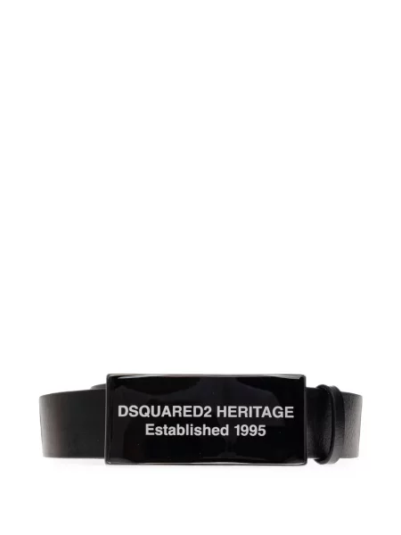 Cu centură curea Dsquared2 negru