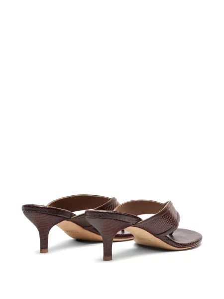 Sandale Malone Souliers din piele cu gradient maro