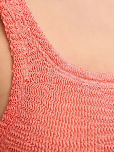 Paramidonna strój kąpielowy jednoczęściowy pomarańczowy