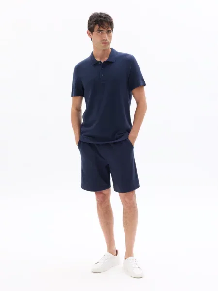 Tricou polo Celio albastru