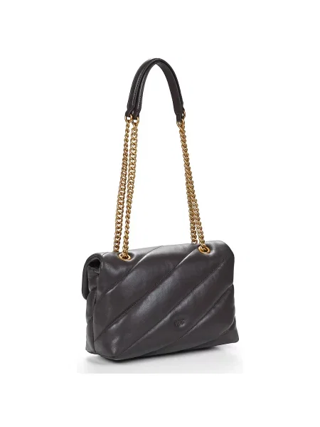 Klasická crossbody kabelka Pinko hnedá
