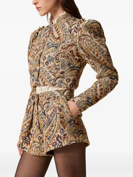 Geacă Twinset cu model paisley