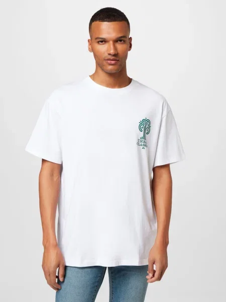Urban Classics Tricou / turcoaz alb