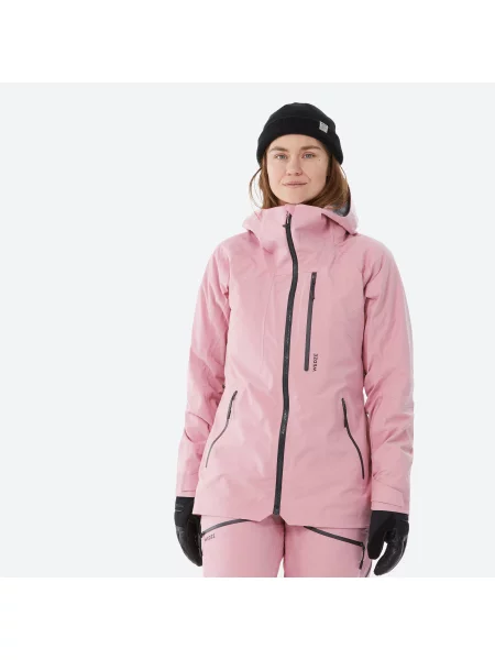 Kurtka narciarska i snowboardowa Quechua FR różowa