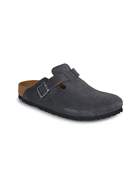 Natikači iz semiša Birkenstock Boston siva