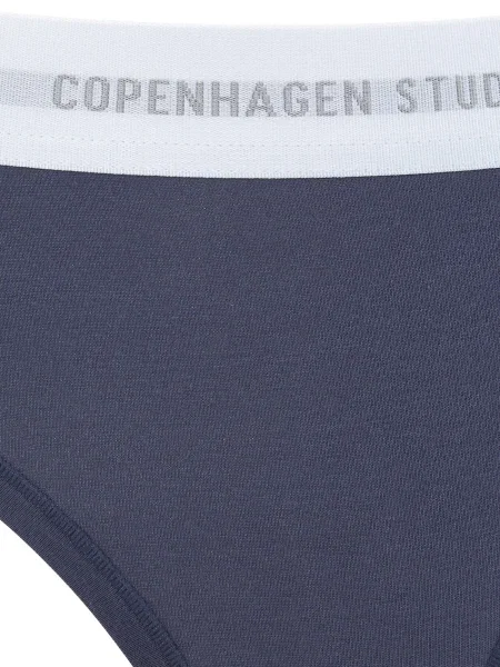 Copenhagen Studios Tanga bleumarin / gri alb
