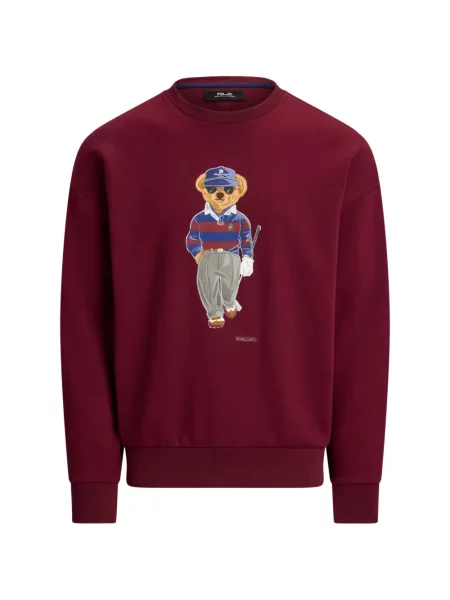Tricou polo Rlx Ralph Lauren cu imagine roșu