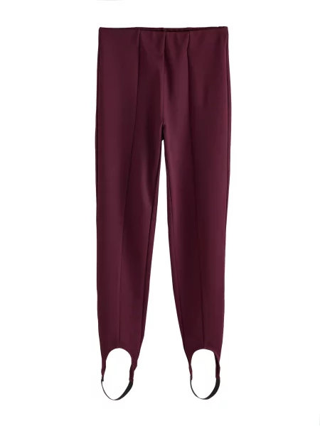 Next Leggings burgundy roșu