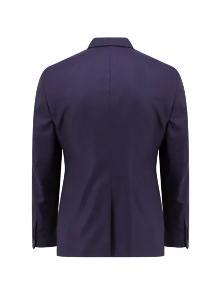 Costum Tagliatore din satin cu rever violet