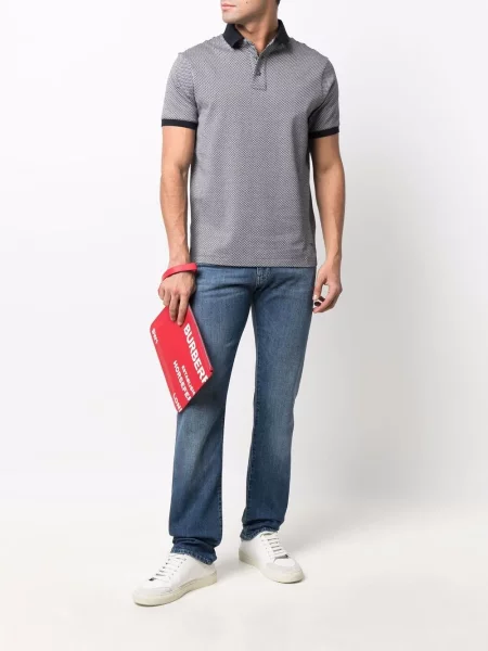 Tiesūs džinsai Emporio Armani mėlyna