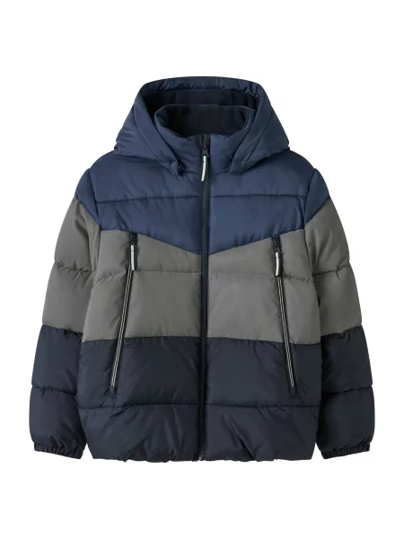 NAME IT Geacă de primăvară-toamnă NKMMontel / bleumarin / fumuriu albastru