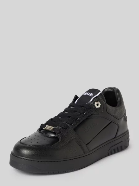 Sneakersy skórzane z detalem z logo model ‘The Club Urban Cup’ Balr. czarne