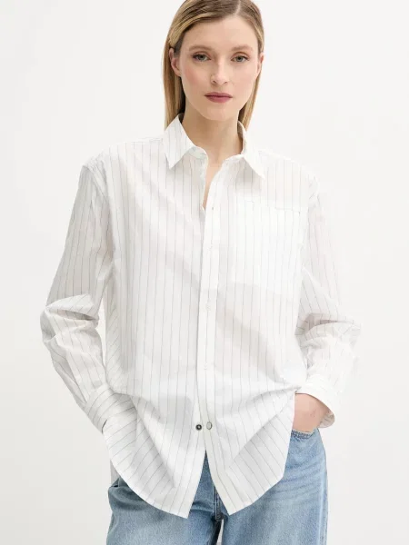 G-Star koszula regular z kołnierzykiem klasycznym biały