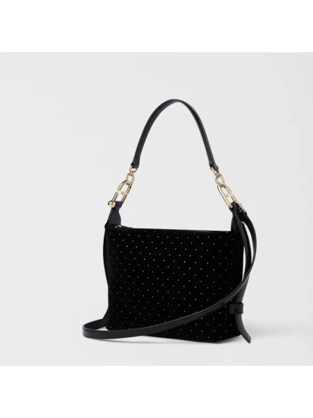 Torebka hobo Furla skórzana czarna