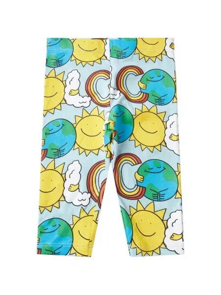 Legginsy dziecięce Stella Mccartney niebieskie