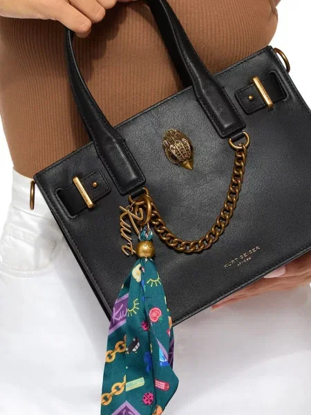 Kurt Geiger Bőr bőrönd Sloane fekete