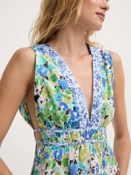 Блуза Answear Lab дамска с десен зелено