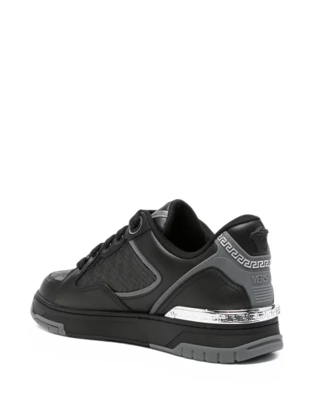 Sneakerși Versace din piele negru