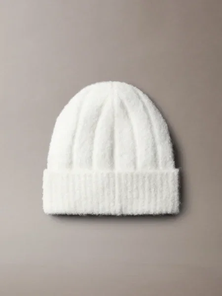 Bouclé căciulă Calvin Klein alb