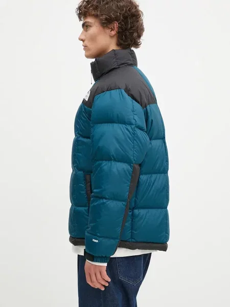 Μπουφάν με επένδυση από πούπουλα The North Face Lhotse Jacket ανδρικό τιρκουάζ