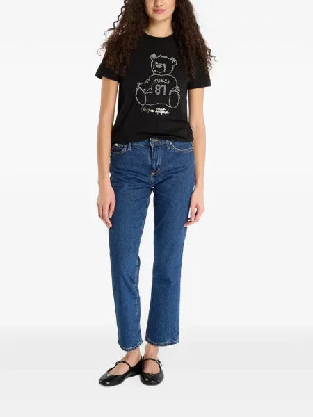 Stras tricou Guess negru