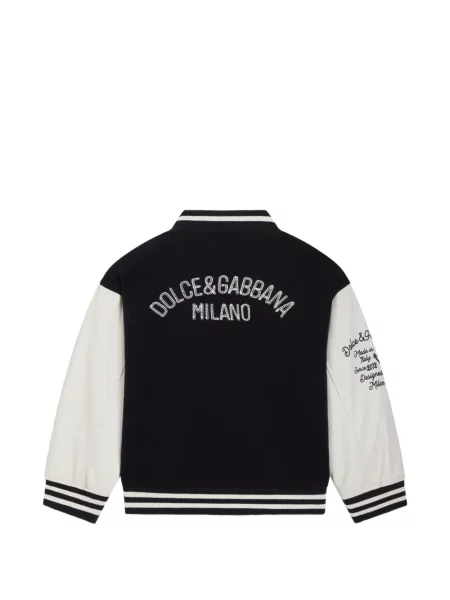 Kurtka bomber dziecięcy Dolce And Gabbana niebieski