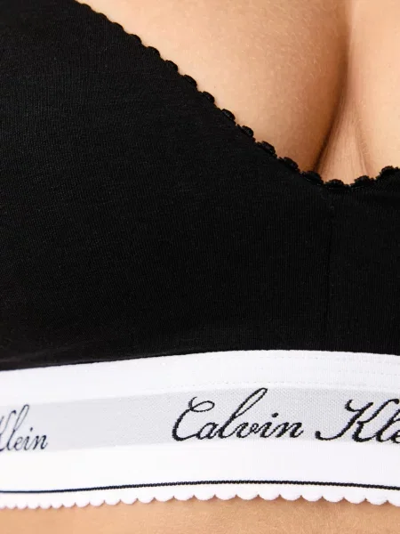 Calvin Klein Underwear триъгълен сутиен черно