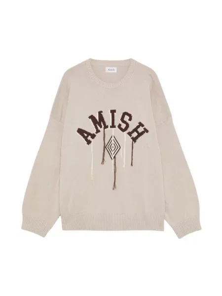 Sweter Amish beżowy
