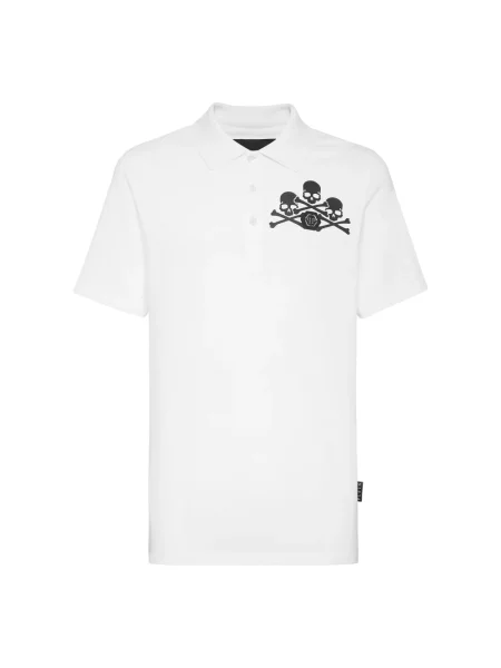 Koszulka polo Philipp Plein biała