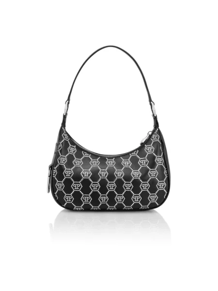Torebka Philipp Plein skórzana czarna