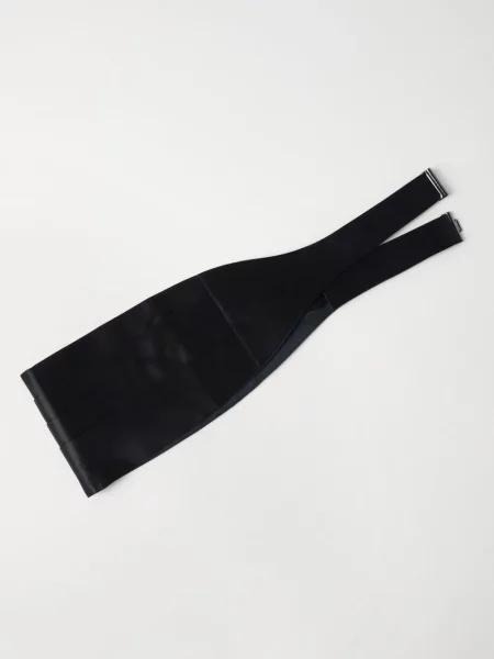 Saténový pásek Brunello Cucinelli černý