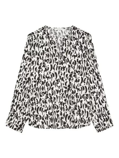 Bluză Marc O'polo cu imagine alb