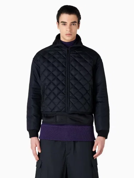 Emporio Armani Демісезонна куртка синій