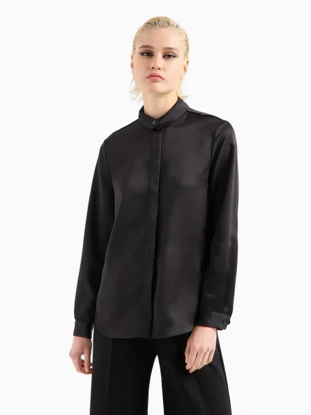 Рубашка Emporio Armani черная