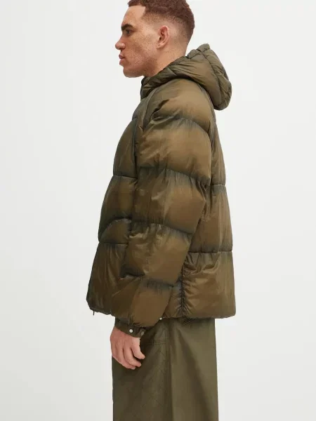 Represent kurtka Translucent Hooded Puffer przejściowa zielony