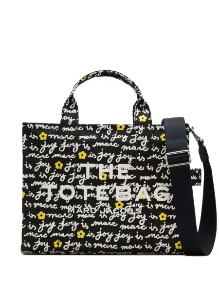 Geantă Marc Jacobs din canvas negru