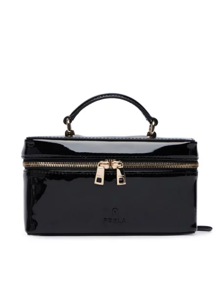 Furla torebka crossbody skórzana czarna
